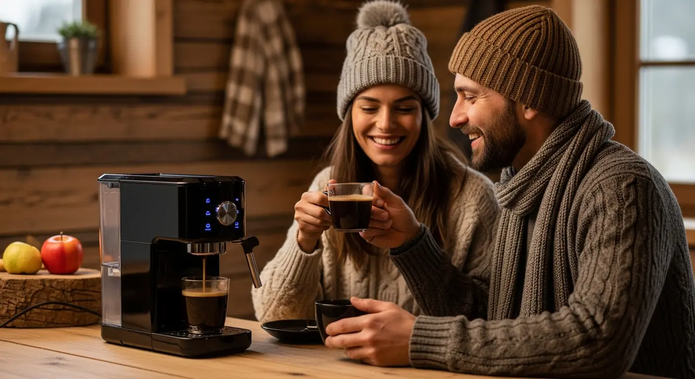 Café Coado Elétrico e Moagem Certa