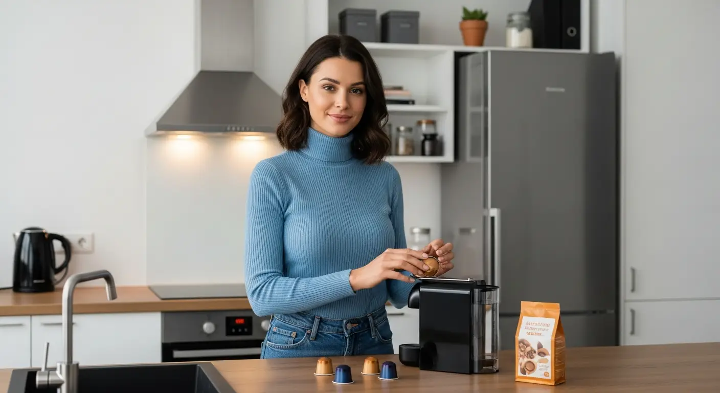 Modelos de cafeteira de cápsula com acabamento sofisticado