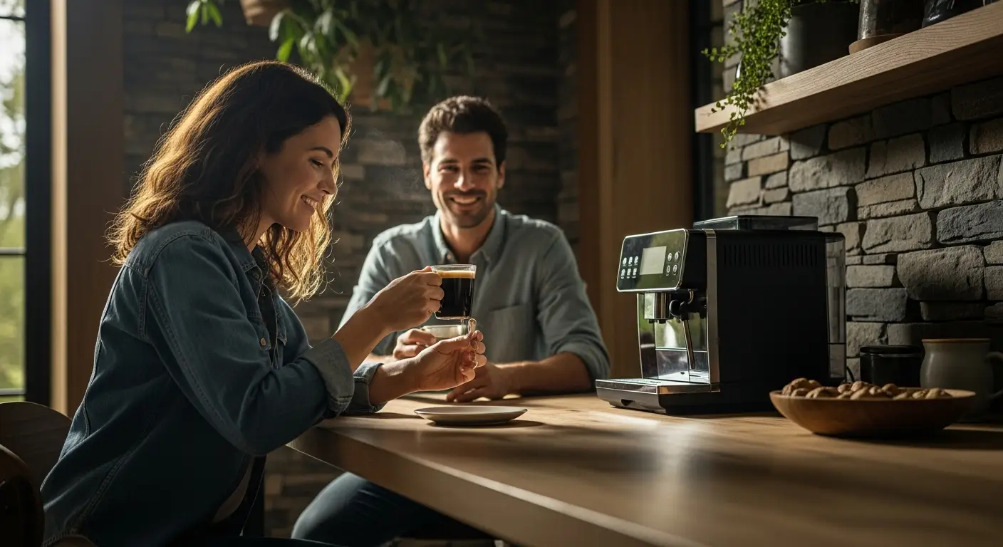 Design das máquinas de café e tecnologia de pré-infusão