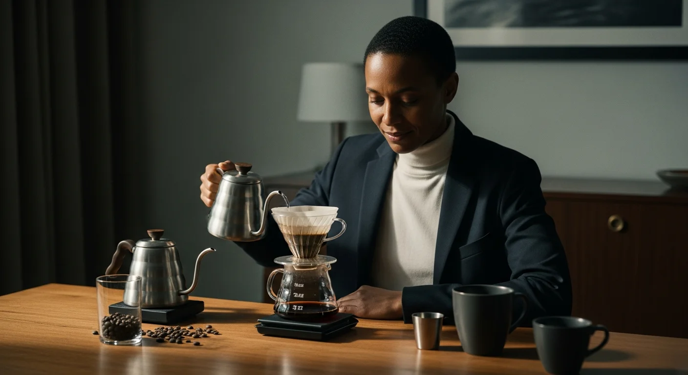 Métodos manuais de preparo de café