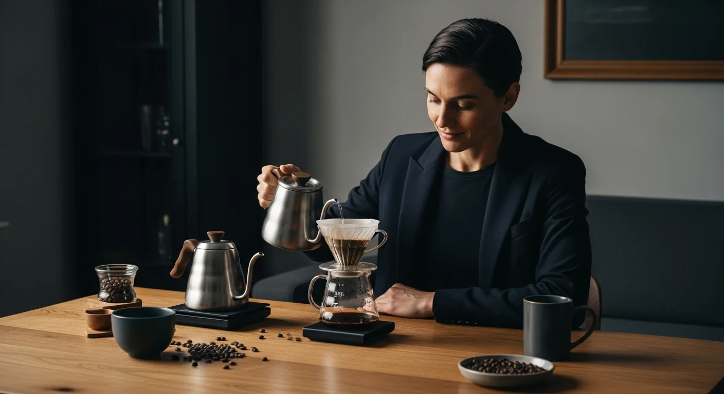 Curva de aprendizado no preparo de café manual