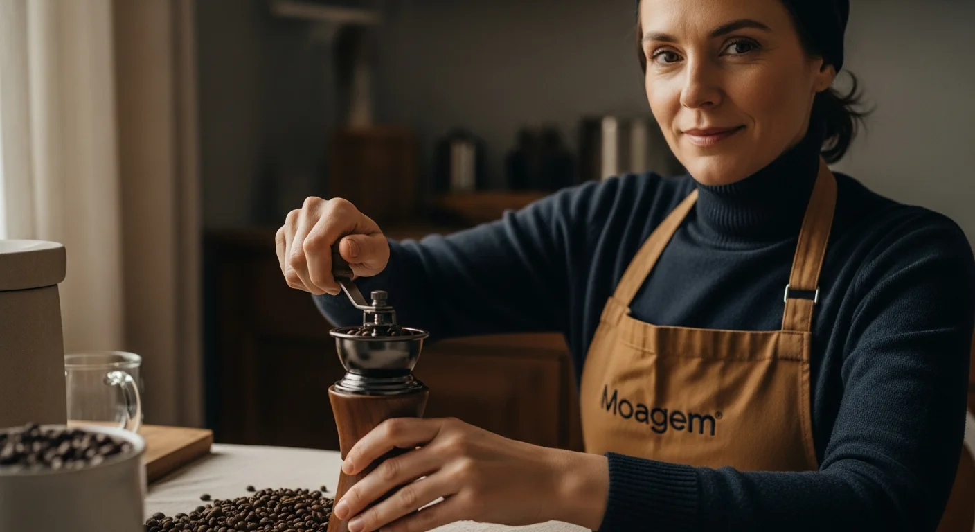 Moagem destacando notas sensoriais do café