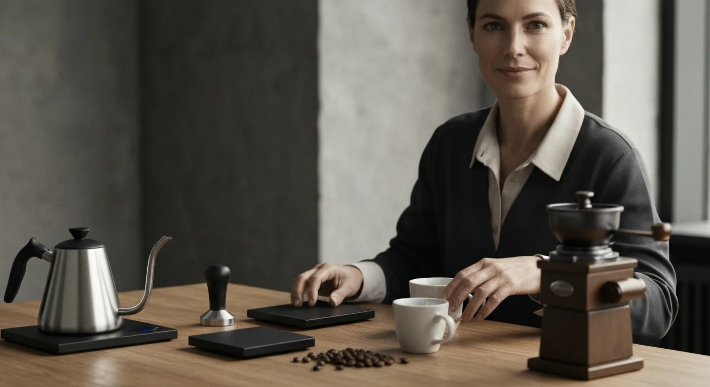 Acessórios para consistência e padronização do café