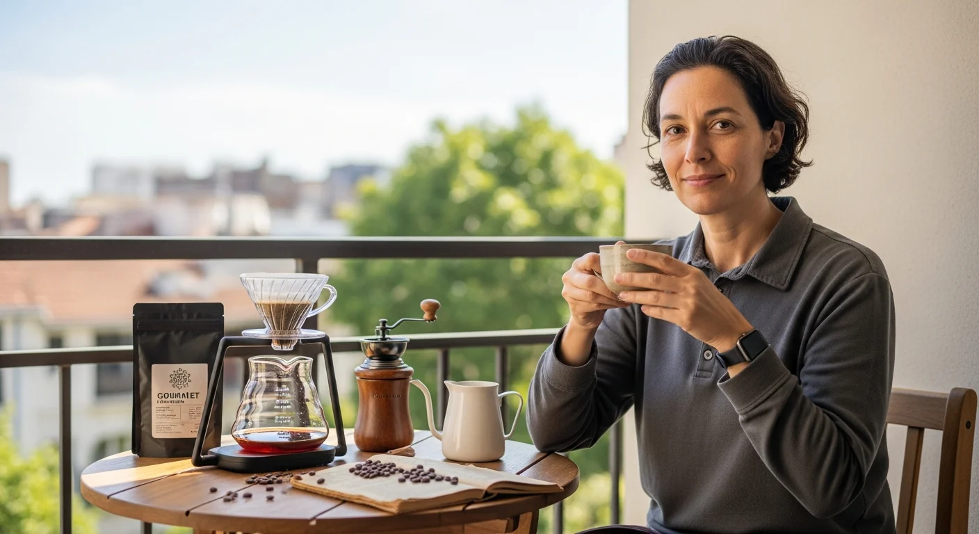 Minimalismo em acessórios de café