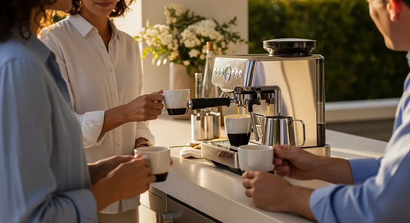 benefícios cafeteira elétrica italiana