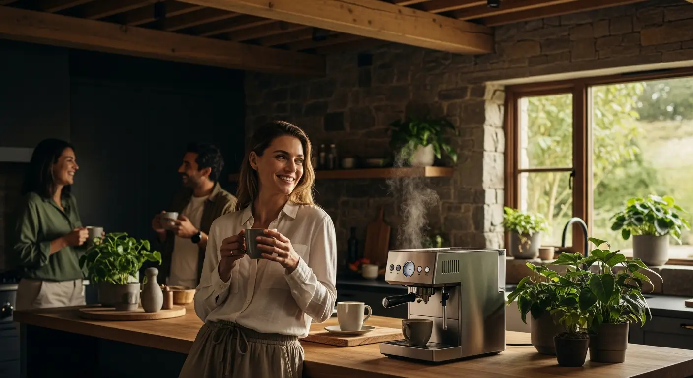 Avaliação editorial de cafeteiras coloridas