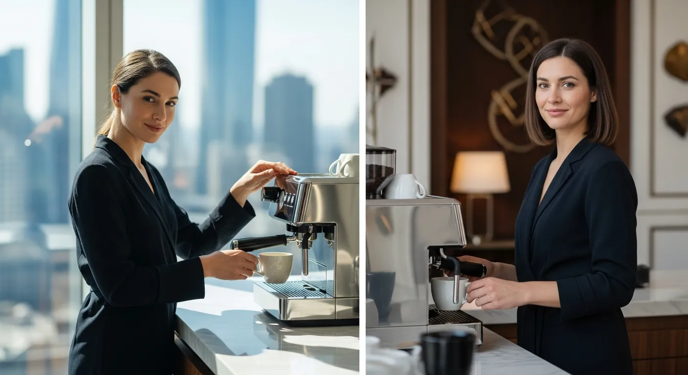 Por que superautomáticas são vistas como máquinas premium