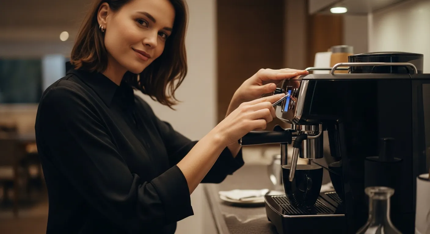 Moedor de café doméstico e preparo gourmet