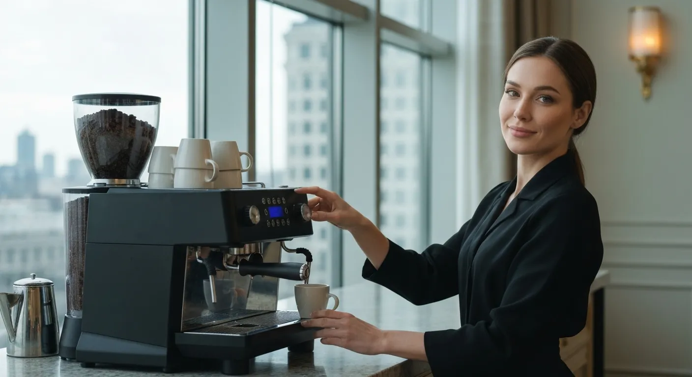 Variedade de bebidas em cafeteiras superautomáticas