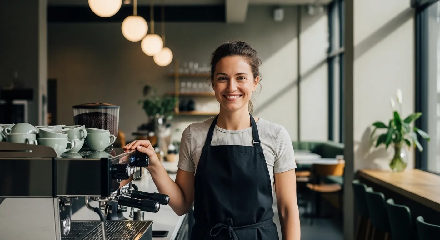 Avaliação final do café pelo barista
