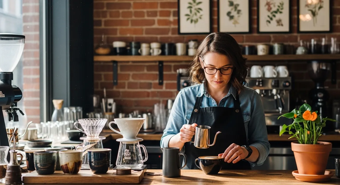 Detalhes observados por baristas antes da extração